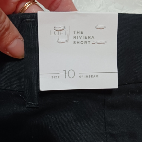 Ann Taylor Loft Size 10 Womens Shorts Chino The Riviera Short Casual Mid-rise - Picture 6 of 8